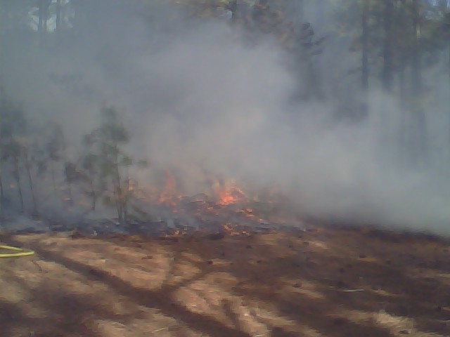 Woods Fire, Deerfield, 02/26/09