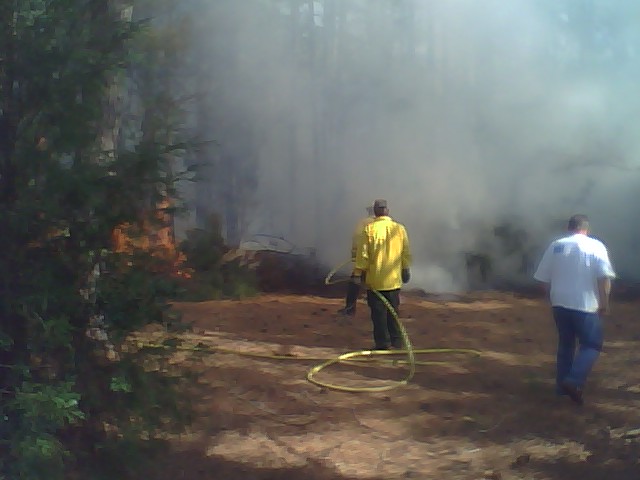 Woods Fire, Deerfield, 02/26/09